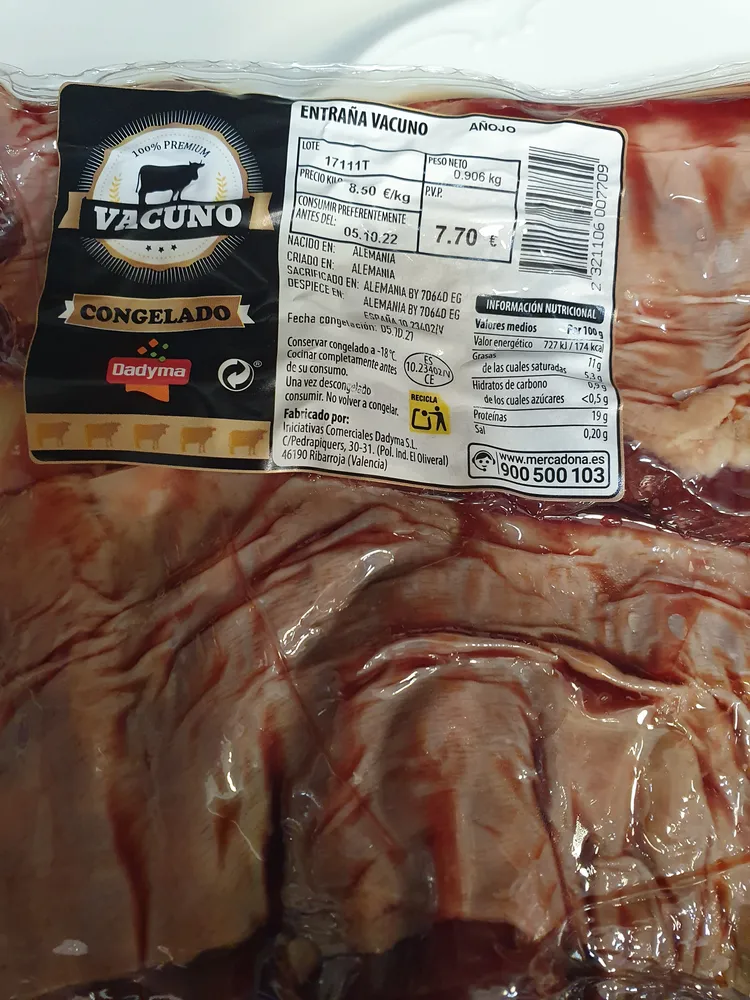 Entraña Vacuno