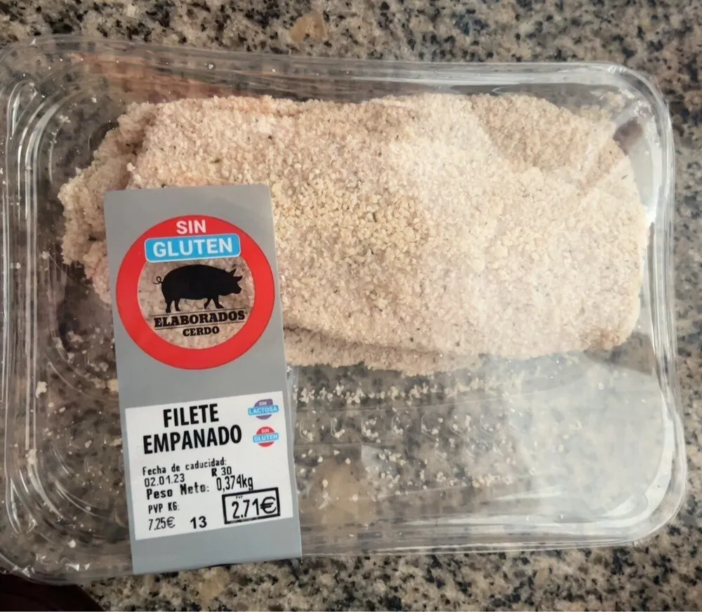 Filete empanado