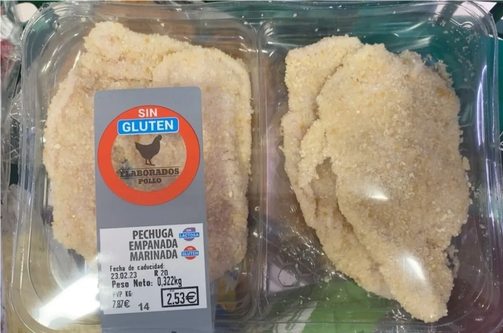 Pechuga marinada empanada
