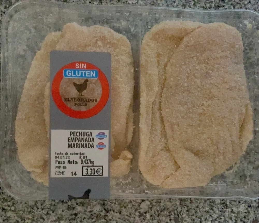 Pechuga empanada