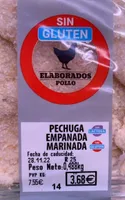 Pechuga de pollo empanada