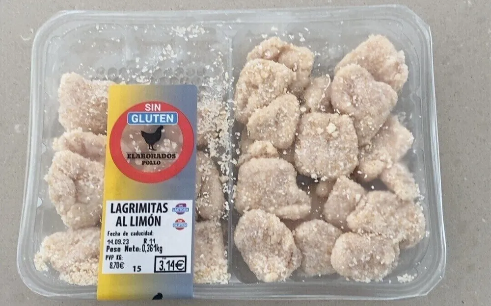 lagrimitas de pollo al limon