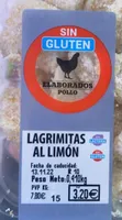 Lagrimitas al limón