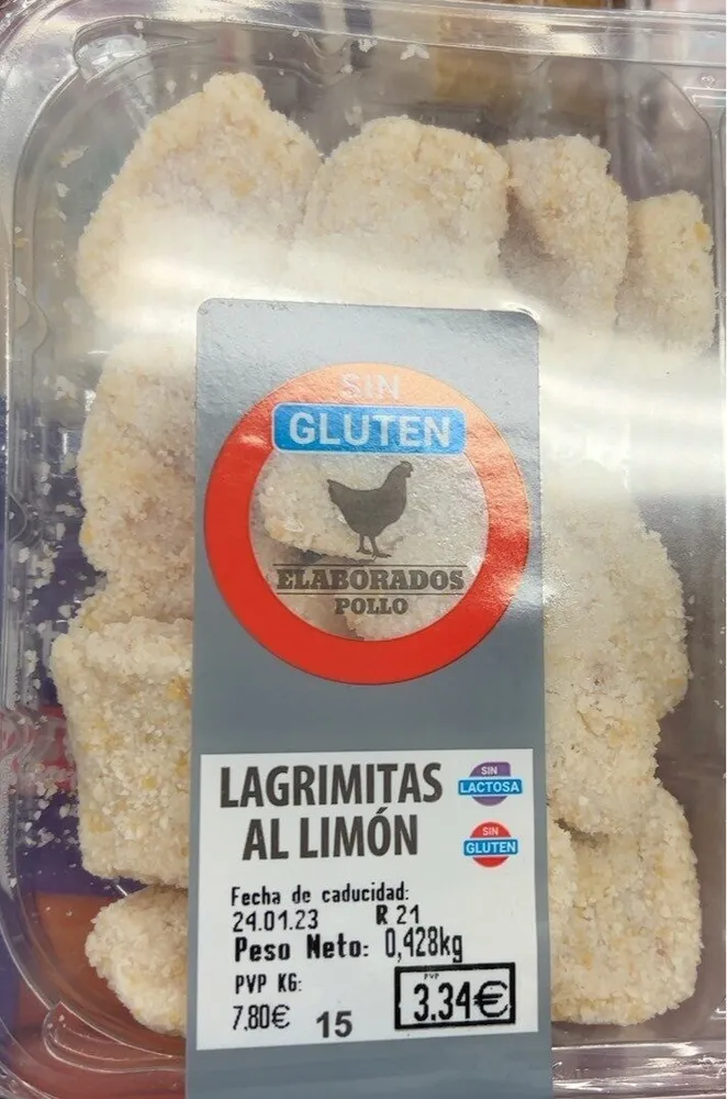 Lagrimitas al limón