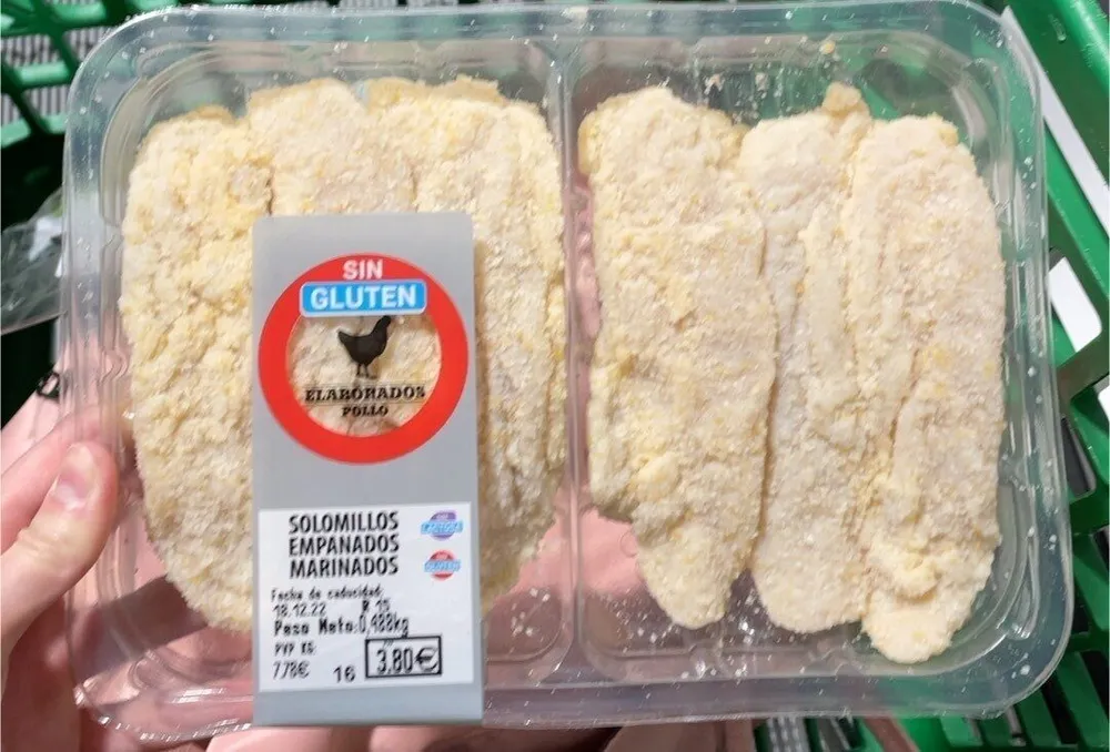 Solomillo de pollo empanado