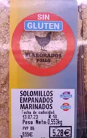 Solomillos empanados marinados
