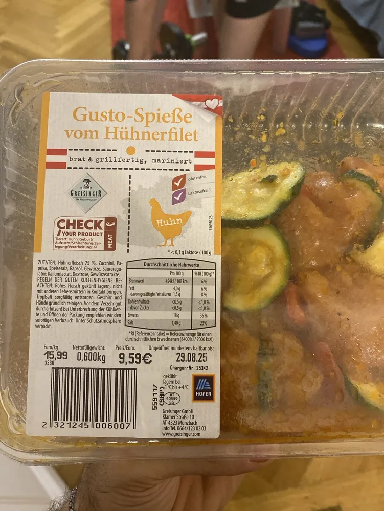 Gusto-Spieße vom Hünerfilet