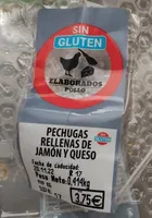 Pechugas rellenas de jamón y queso