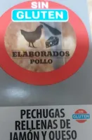Pechugas rellenas de Jamón y queso