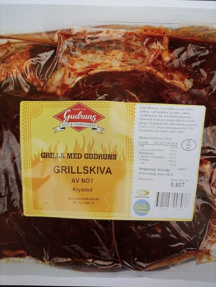 Grillskiva Nöt