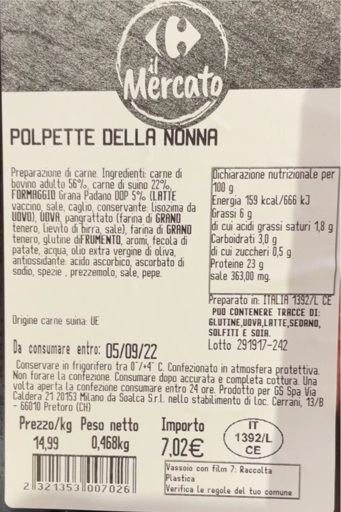 Polpette della nonna
