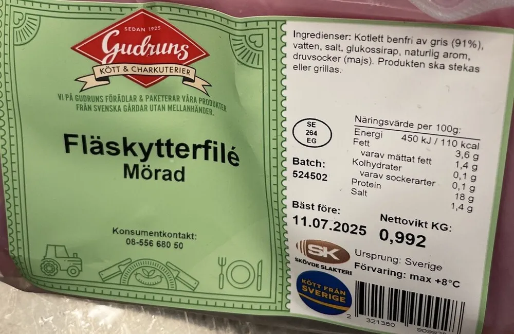 Fläskytterfilé