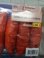 Chorizo al humo de haya oreado