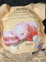 Pollo asado, relleno con jamón, queso y huevo