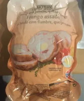Pollo asado relleno con jamón queso y huevo