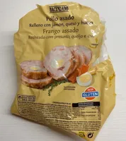 Pollo Asado relleno con jamon queso y huevo