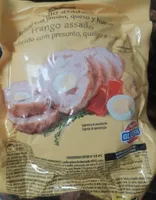 Pollo asado relleno con jamón queso y huevo