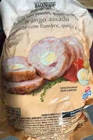 Pollo asado relleno con jamon, queso y huevo