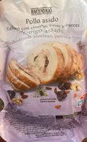 Pollo Asado Relleno con ciruelas, pasas y nueces