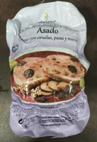 Pollo asado relleno con ciruelas ,pasas y nueces