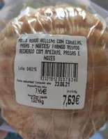 Pollo asado relleno con ciruelas pasas y nueces