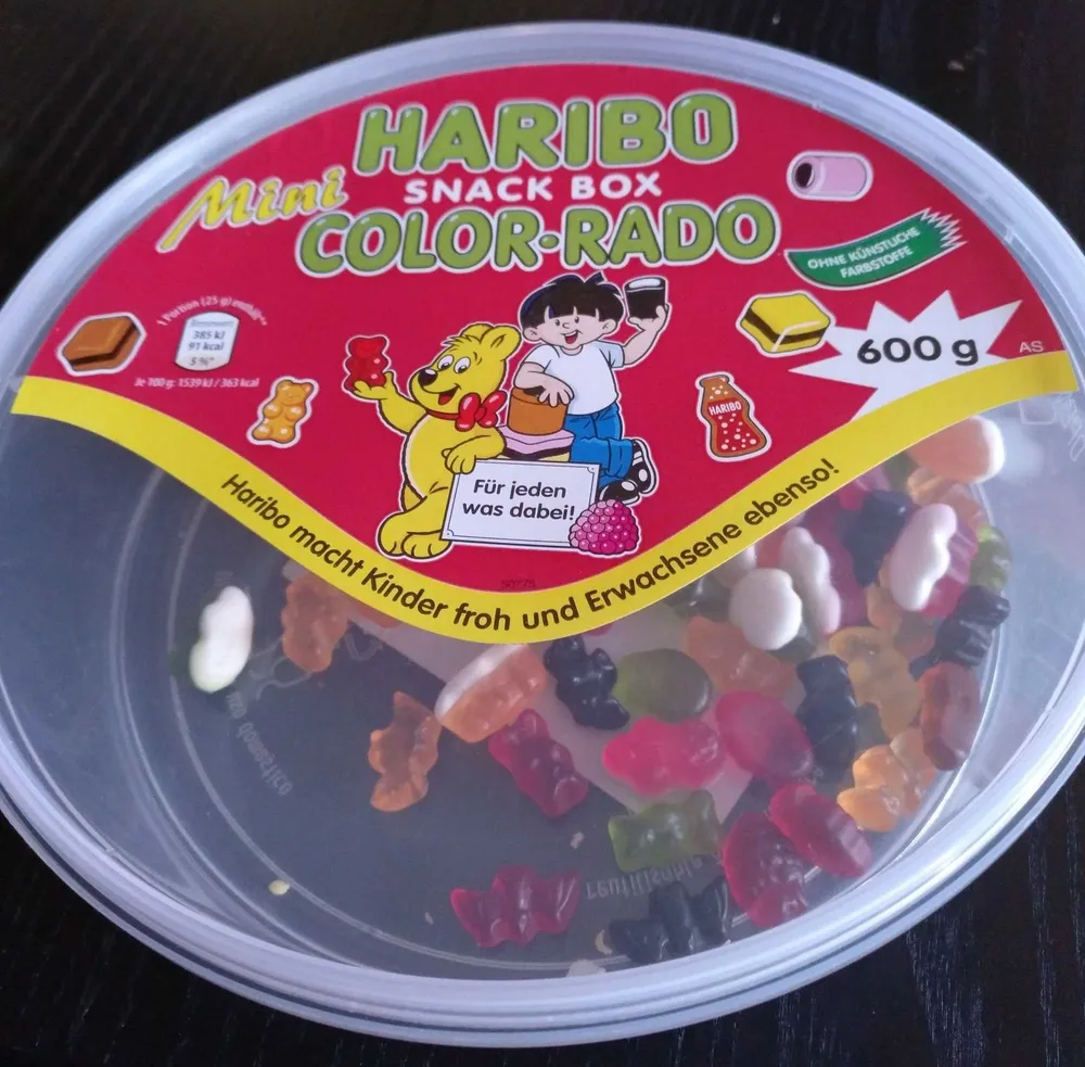 HARIBO Snack Box Color-Rado