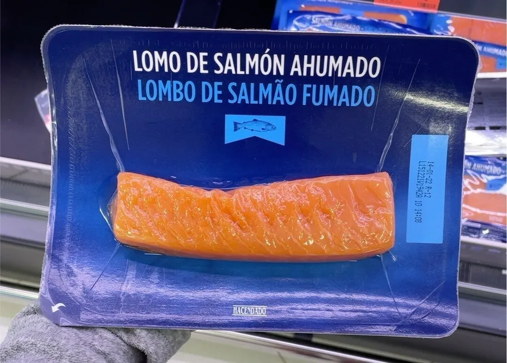 Lomo de salmón ahumado