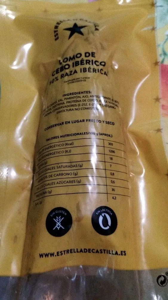 Lomo de cebo ibérico