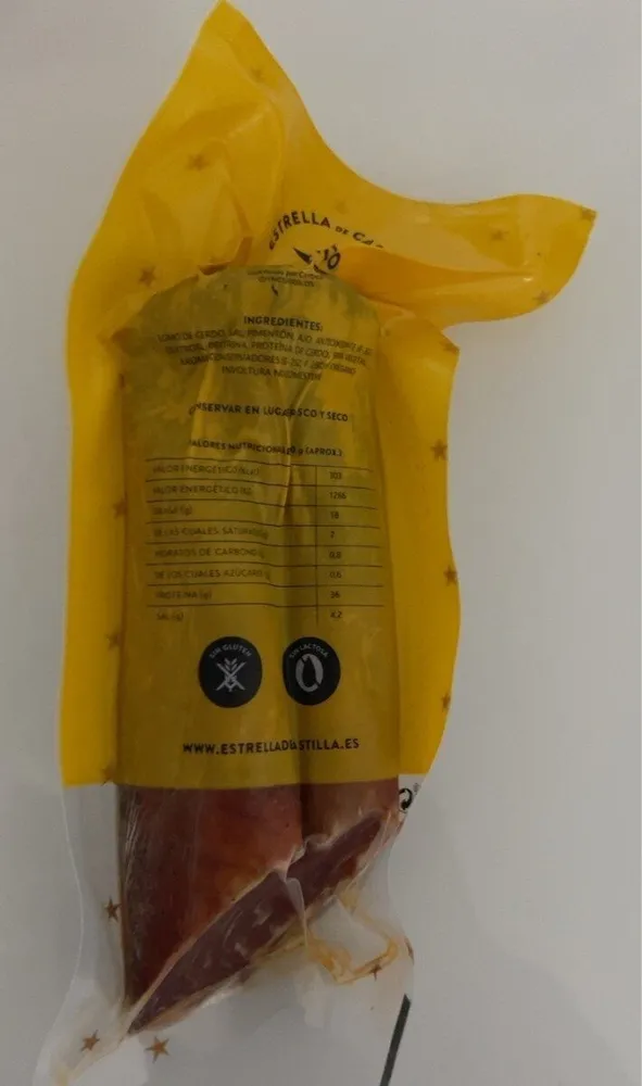 Lomo de cebo ibérico