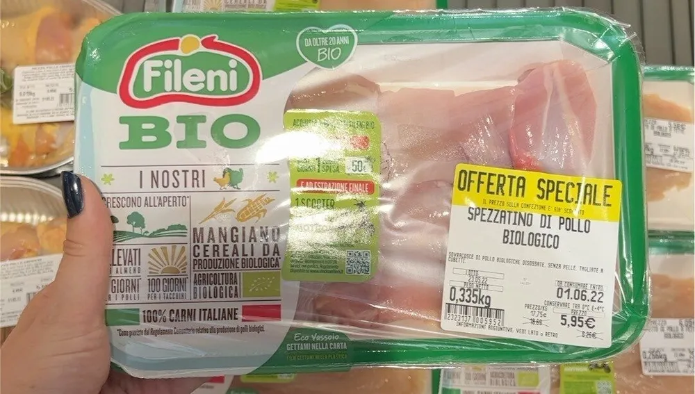 Spezzatino di pollo biologico