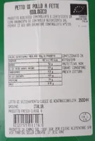 Petto di pollo a fette biologico