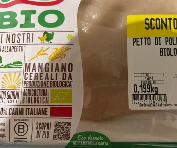 Petto di pollo a fette Bio