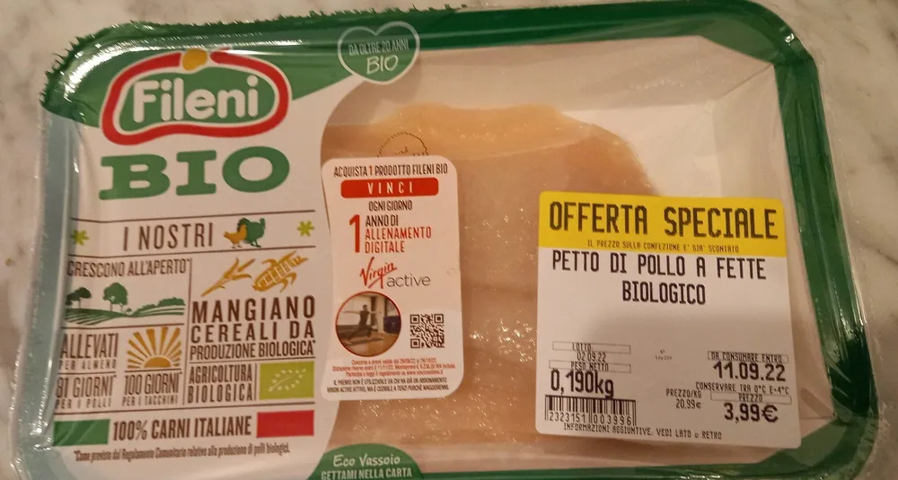 Petto di pollo a fette