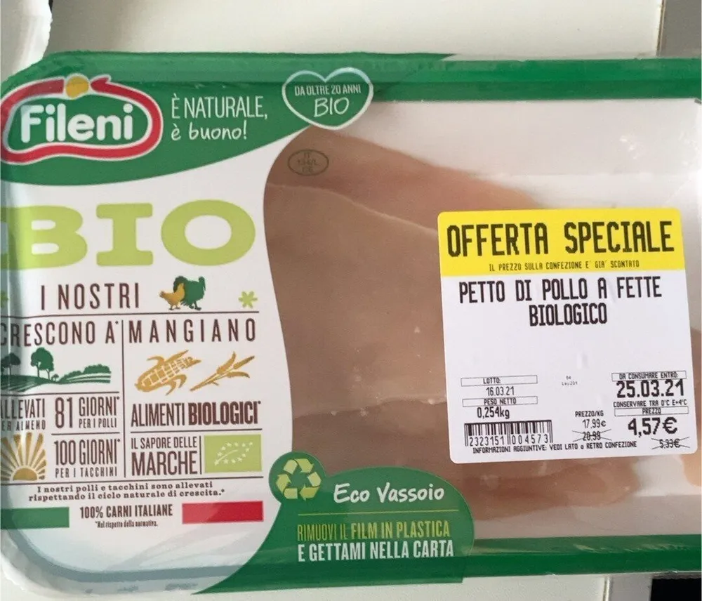 petto di pollo biologico