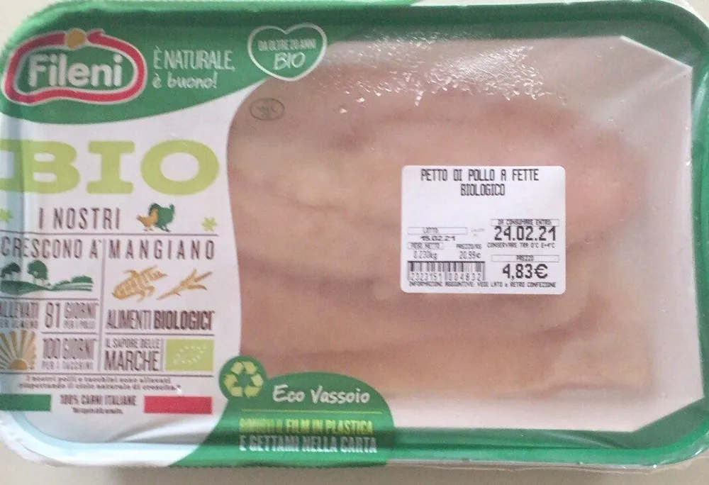 Petto di pollo a fette