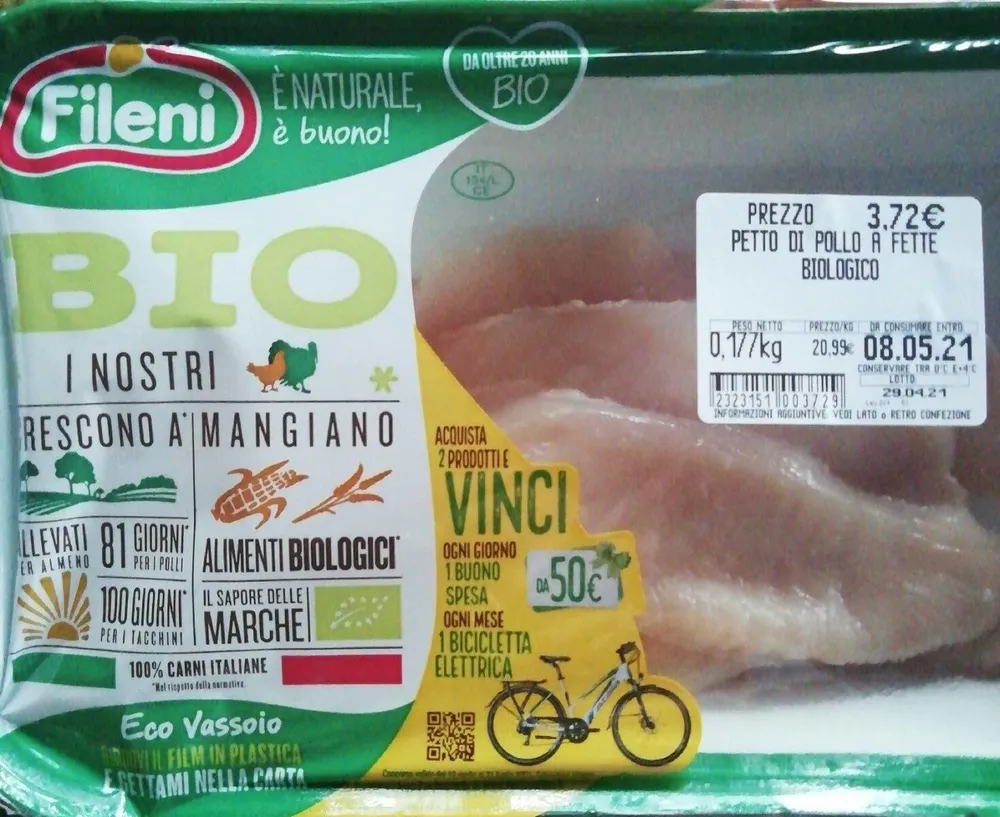 Petto di pollo a fette