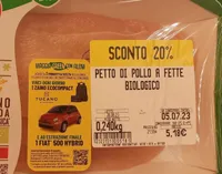 Petto di pollo a fette biologico