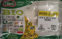 Petto di pollo a fette biologico