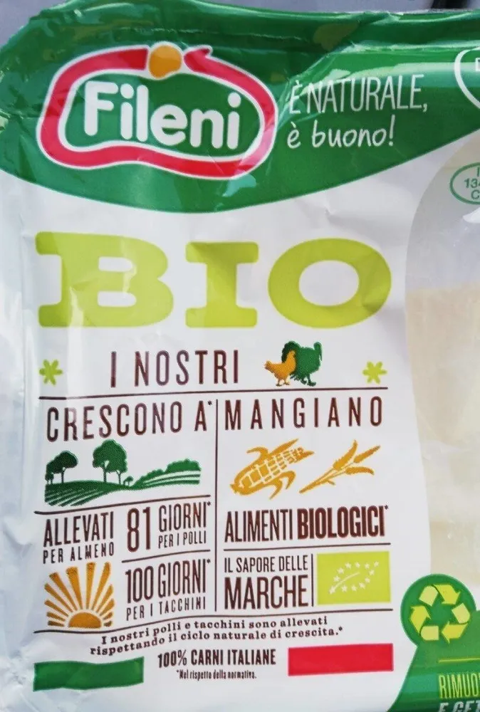 Petto di pollo a fette biologico