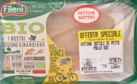 Fettine sottili di petto di pollo bio
