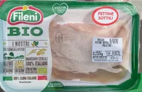 Fettine sottili di petto di pollo bio