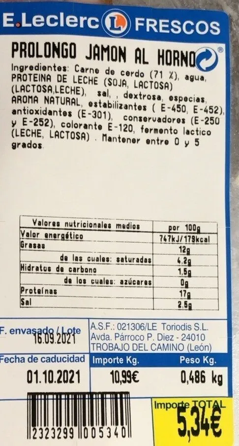 Jamón al Horno
