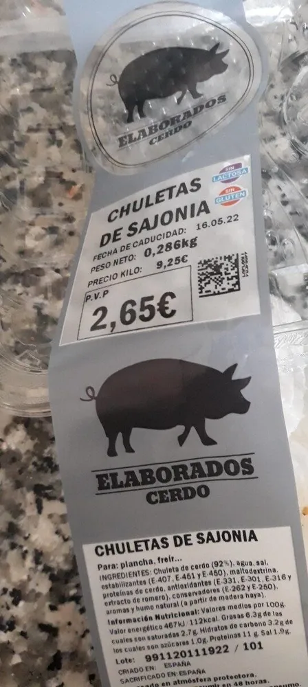Chuletas de sajonia