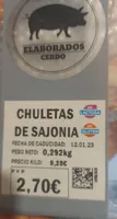 Chuletas de sajonia