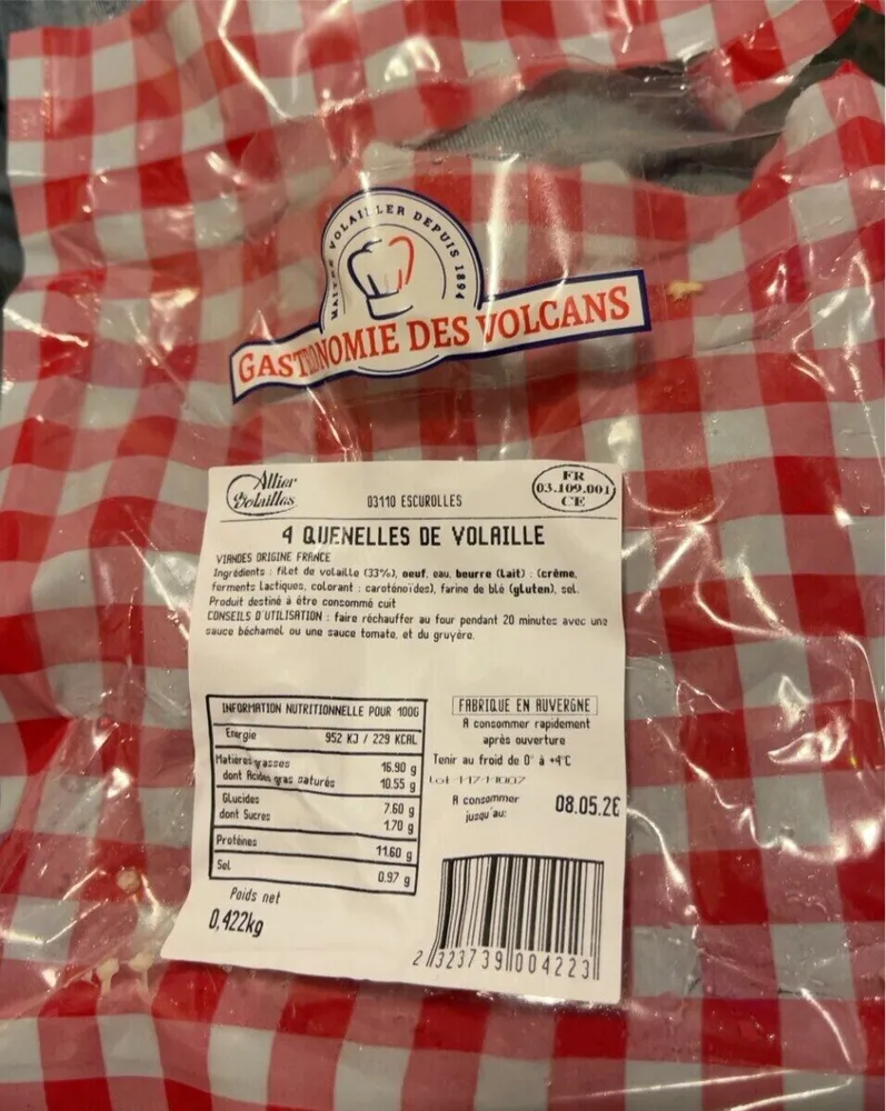 Quenelles de Volaille