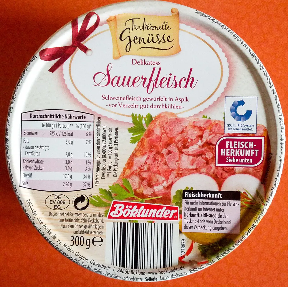 Delikatess Sauerfleisch