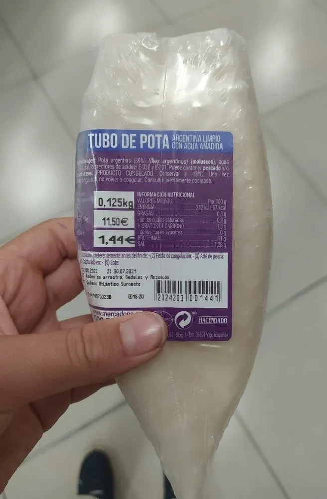 Tubo de pota