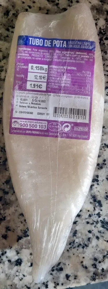 Tubo de pota
