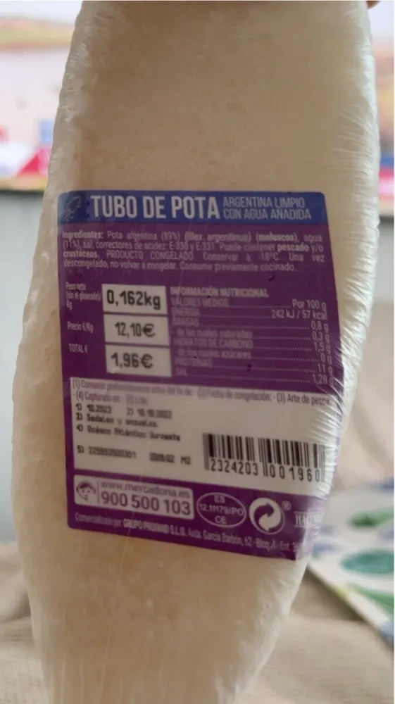 Tubo de pota