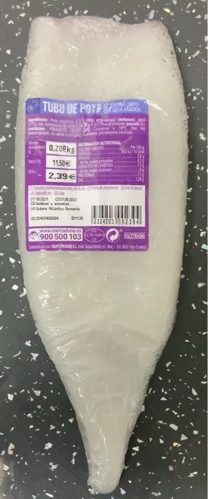 Tubo de pota